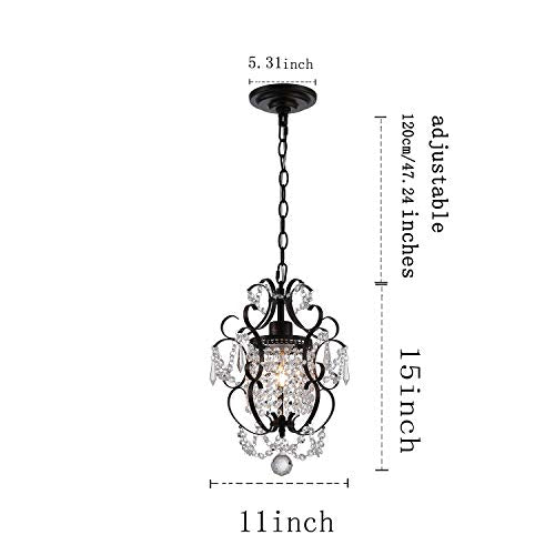 Elegant Mini Crystal Chandeliers Lighting 1-Light
