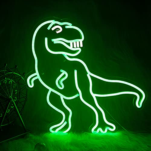 Dinosaur Wall Art LED Neon Signs 16''x 11'' for Wall Decoration