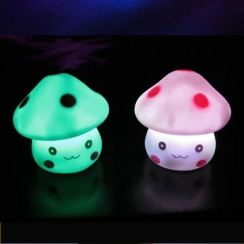 LED Night Light for Kids Room Cute Mushroom Night Lamp