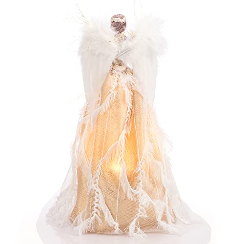 11.8 inch Pre-Lit Luxury Angel Figurines