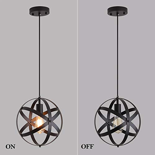 Globe Modern Industrial Pendant Light Fixtures