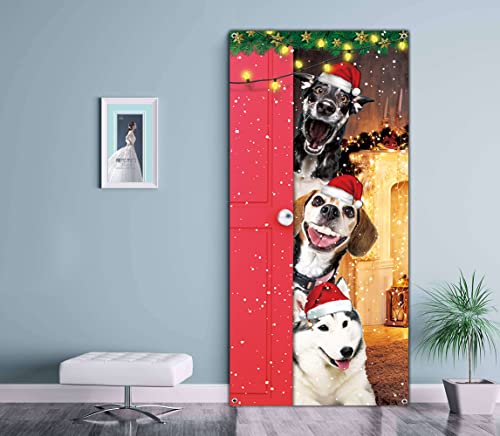 Cute  Christmas Door Cover  Decorations