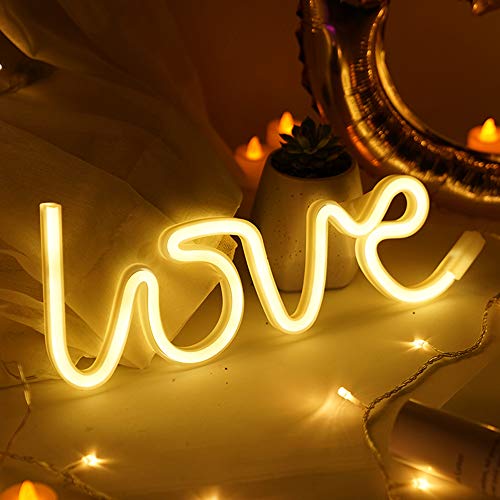 Love Neon Sign USB or Battery Powered Night Light