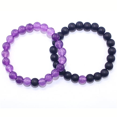 Beads Bangle Stretch Stone Beads Bracelets Friendship Couples Gifts