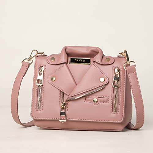 Women Leather Satchel Chain Strap Shoulder Bag Le