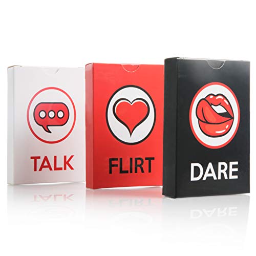 Talk, Flirt, Dare! Fun & Romantic Game for Couples. Perfect Valentine's Gift