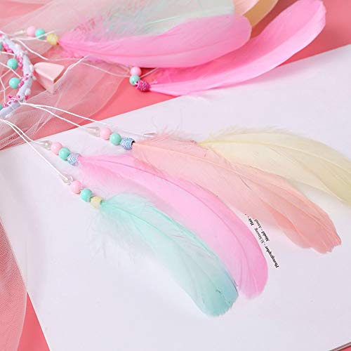 Elegant Handmade Feather Dreamcatcher