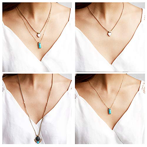 Exquisite Sequins Multilayer Pendant Necklace for Women