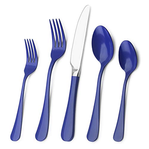 20-Piece Stainless Steel Flatware Set  Service for 4, Mirror Polished, Dishwasher Safe