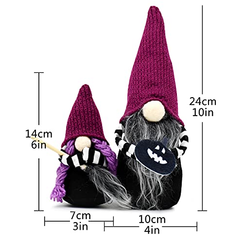 Halloween Witch Gnomes Plush for Tier Tray Decor,ation