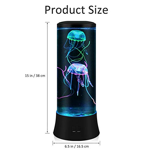 LED Fantasy Jellyfish Lava Lamp - 7 Color Setting Jellyfish Tank Mood Light