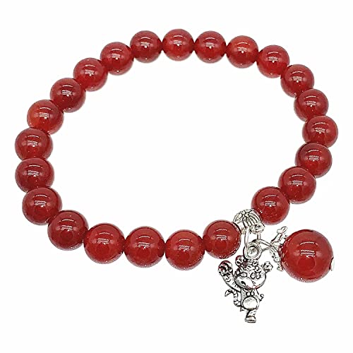 Feng Shui 2022 Year Chinese Zodiac Tiger Bracelet & Key Ring for Wealth & Luck