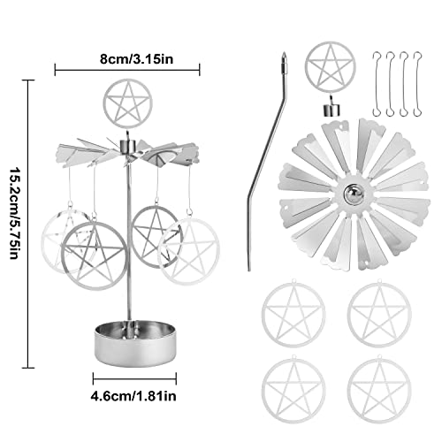 Spinning Tea Light Candle Holder