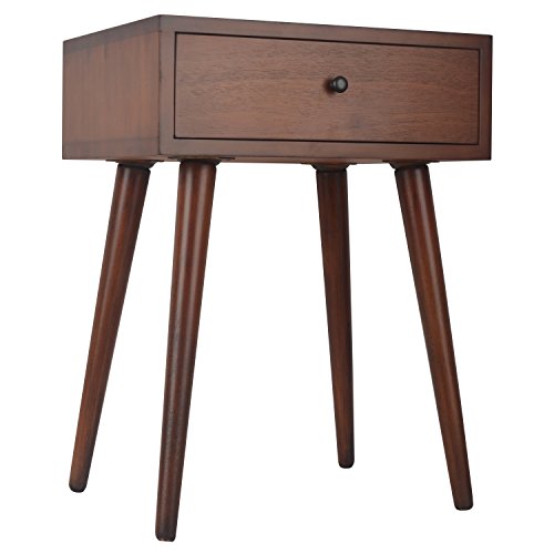 One Drawer Side Table- Wood