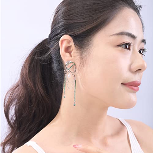 Unique Abstract face Art Earrings for Women