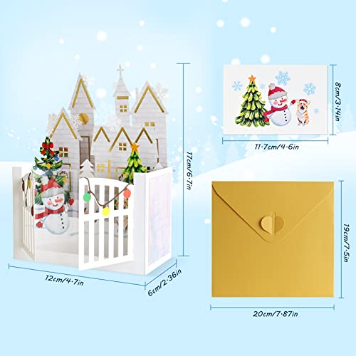 3D Pop Up Christmas Gift Cards