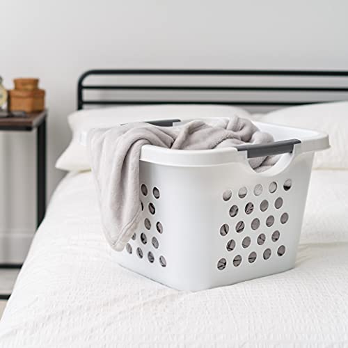 Comfort Carry Laundry Basket, White