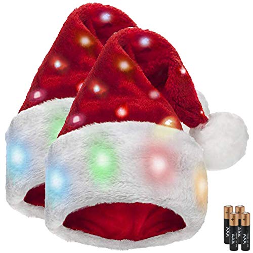 Novelty Plush Santa Hat - for Kids/ Adults