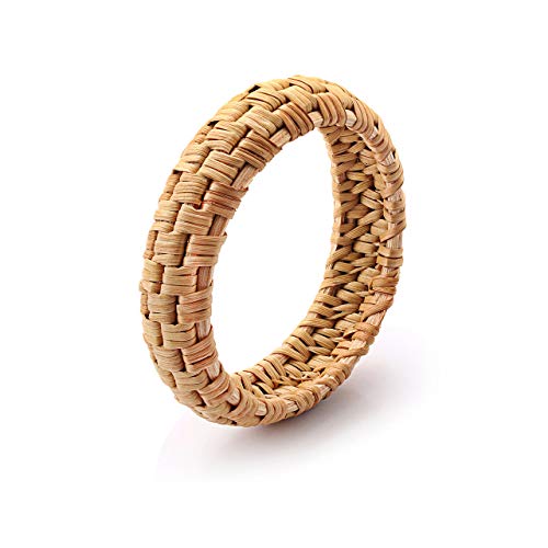 Rattan Bracelet For Women Handmade Lightweight