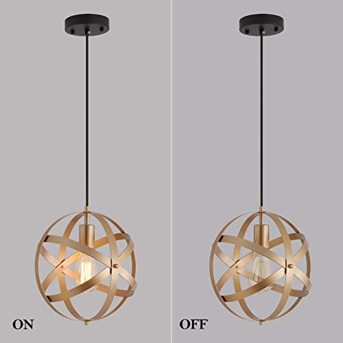 Globe Modern Industrial Pendant Light Fixtures