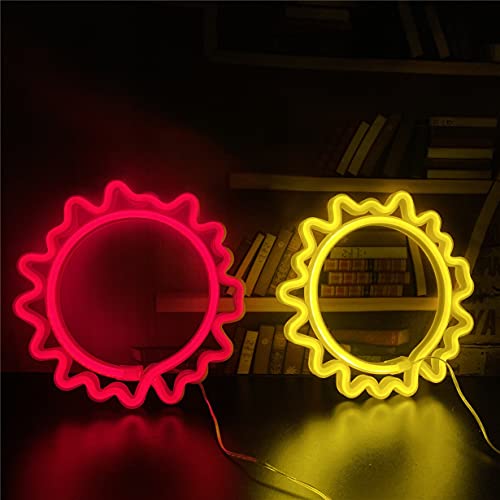 Sun Neon Led Signs w/ USB or Battery Operated for Home Decoration