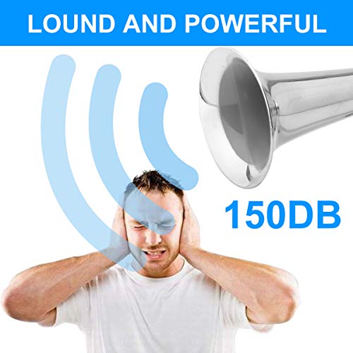 150DB Super Loud Train Horns Kit w/ 120 PSI Air Compressor for Truck, Car & Boats