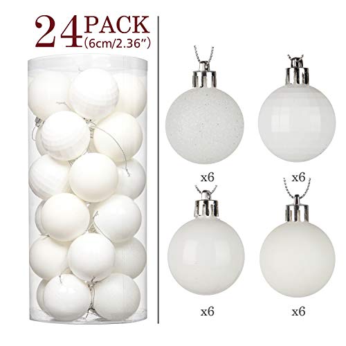 24pcs 2.36in Christmas Balls Decoration