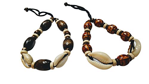 Jamaican Rasta Beads with Cowrie Shells Bracelets for Me/ Women