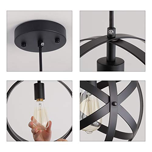 Globe Modern Industrial Pendant Light Fixtures