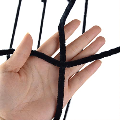 4 feet Black Spiderweb Spider Webs Halloween Decorations Large