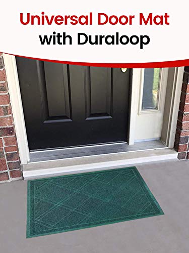 Universal Doormat |  XL Size 42” x 35” | Anti-Slip Durable & Washable | Low Profile, Dirt & Dust Absorber