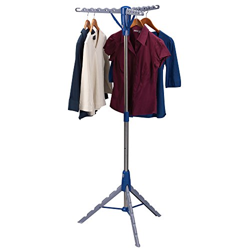 Portable 2-Tier Clothes Drying Rack Tri-pod