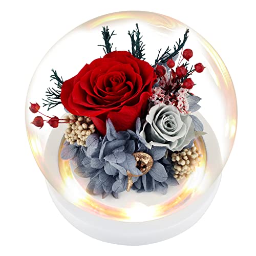 Light Up Fresh Preserved Flower Rose Gift