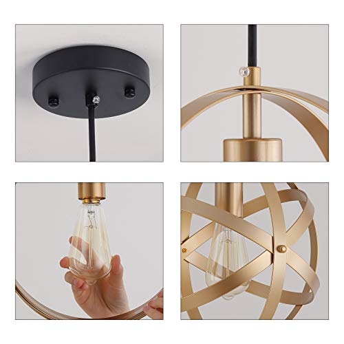 Globe Modern Industrial Pendant Light Fixtures