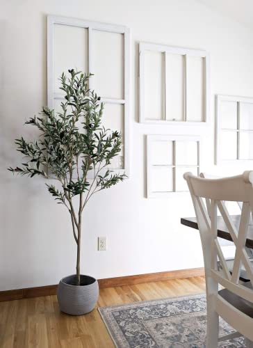 Cotton Rope Jute Round Baskets 10"D x 8.3"H