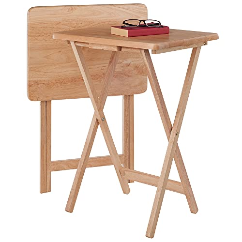 2-pc Set TV Table, Natural