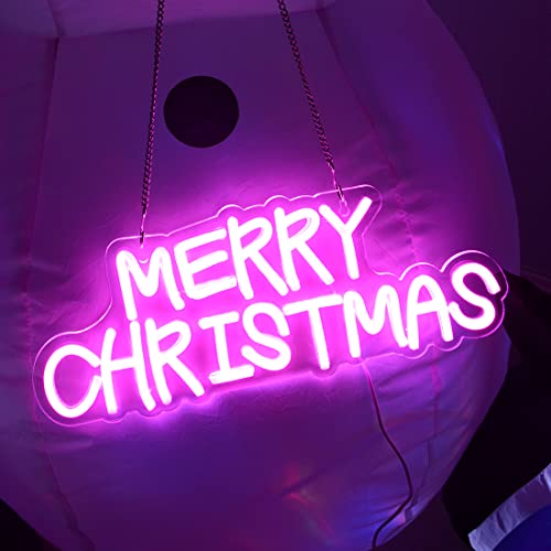 Merry Christmas LED Neon Sign Decoration