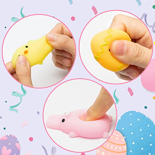 30Pcs Easter Mochi Squeeze Toys for Easter Party Favor