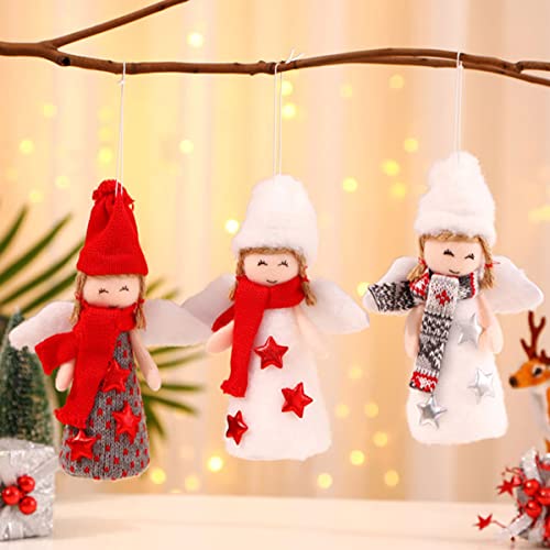 6pcs Cute Dolls Christmas Hanging Ornaments