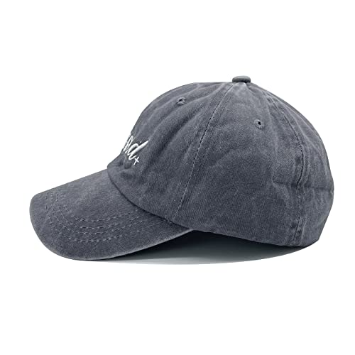 Embroidered Blessed Washed Cotton Baseball Cap for Men/Women