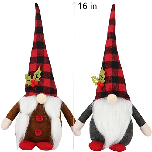 2 Pack Christmas Gnomes Decoration