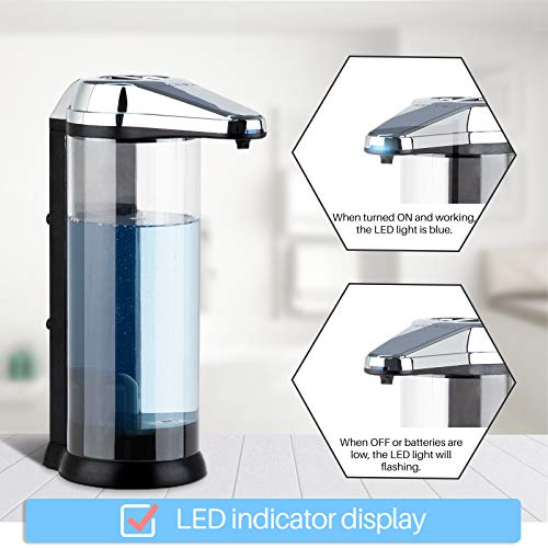 17oz / 500ml Premium Touchless Battery Operated Electric Automatic Soap Dispenser