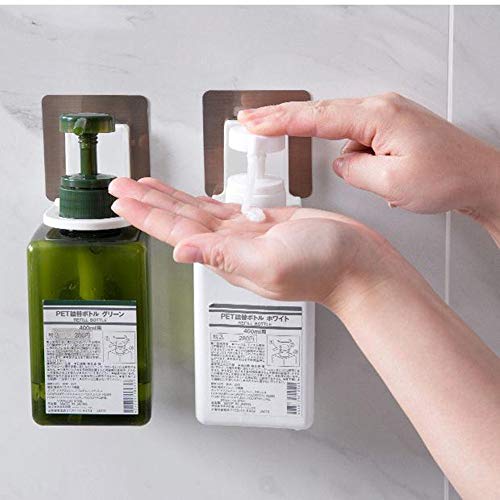 Shower Gel Bottle Rack Hook Bracket - Seamless Hook 3 Pack