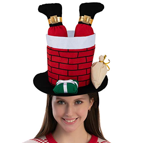 Christmas Santa Chimney Hat for Men/Women