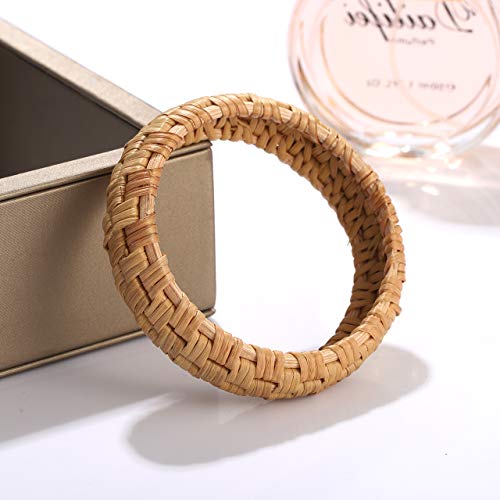 Rattan Bracelet For Women Handmade Lightweight