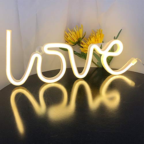 Love Neon Sign USB or Battery Powered Night Light