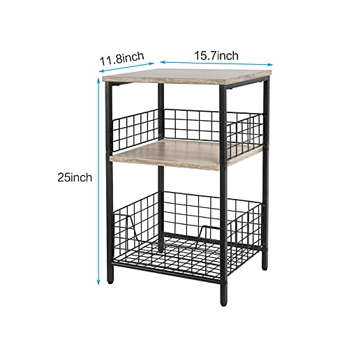 Industrial Retro Small Side Table