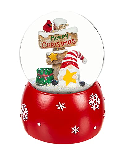 Water Globe w/ Gnome Icon for Christmas Decoration