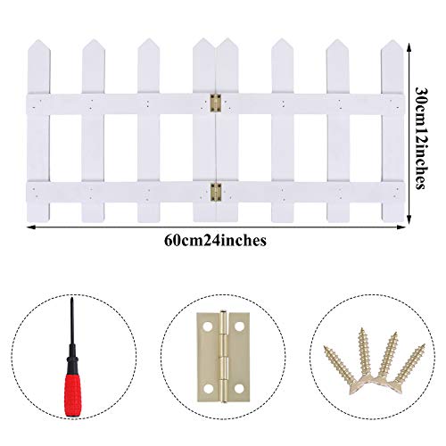 Christmas Tree  Wooden Picket Fence Decoration