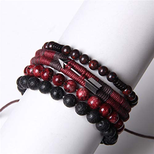 Braided Leather Bracelets for Men Women